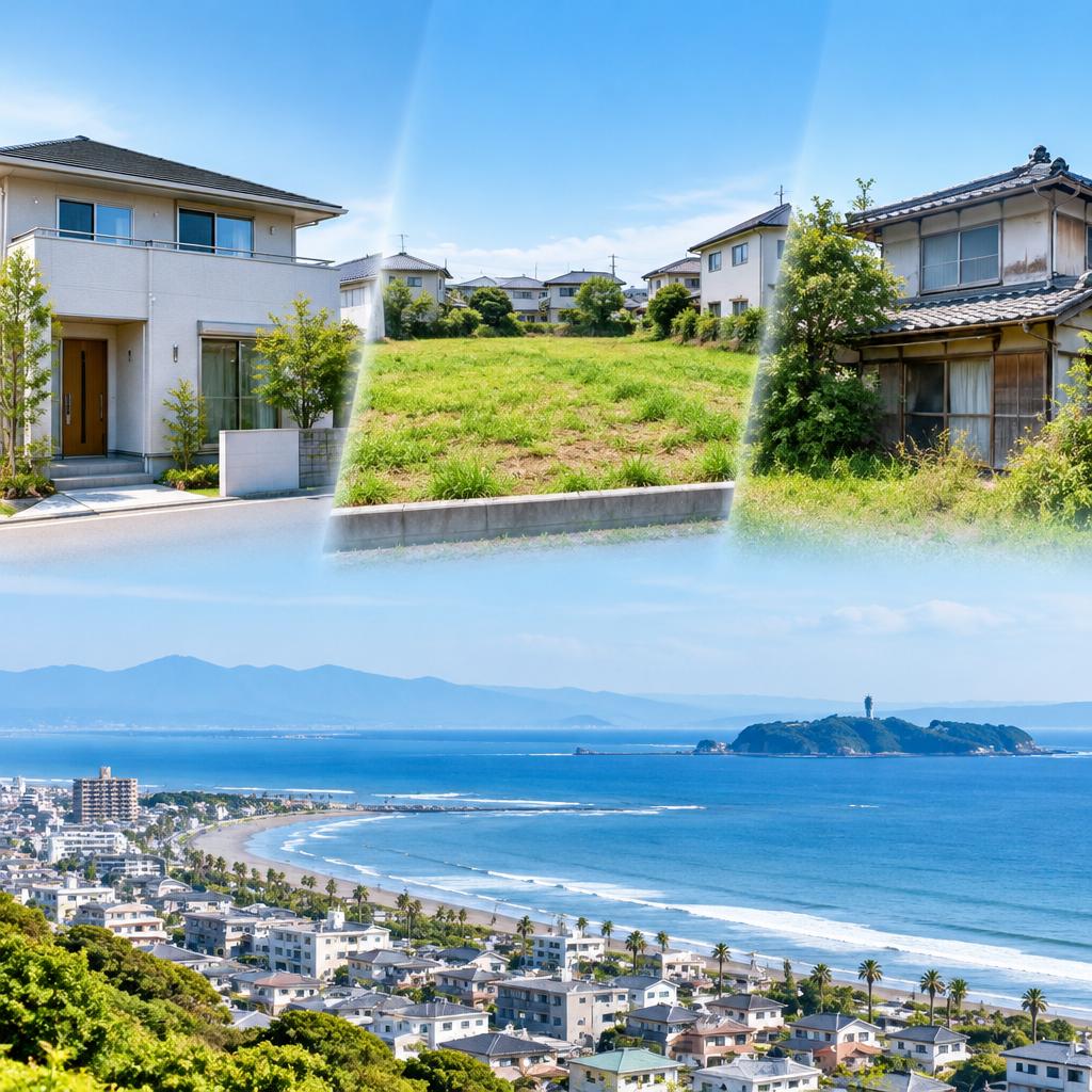 茅ヶ崎市の土地・戸建て・空き家、それぞれに合った売却プラン
